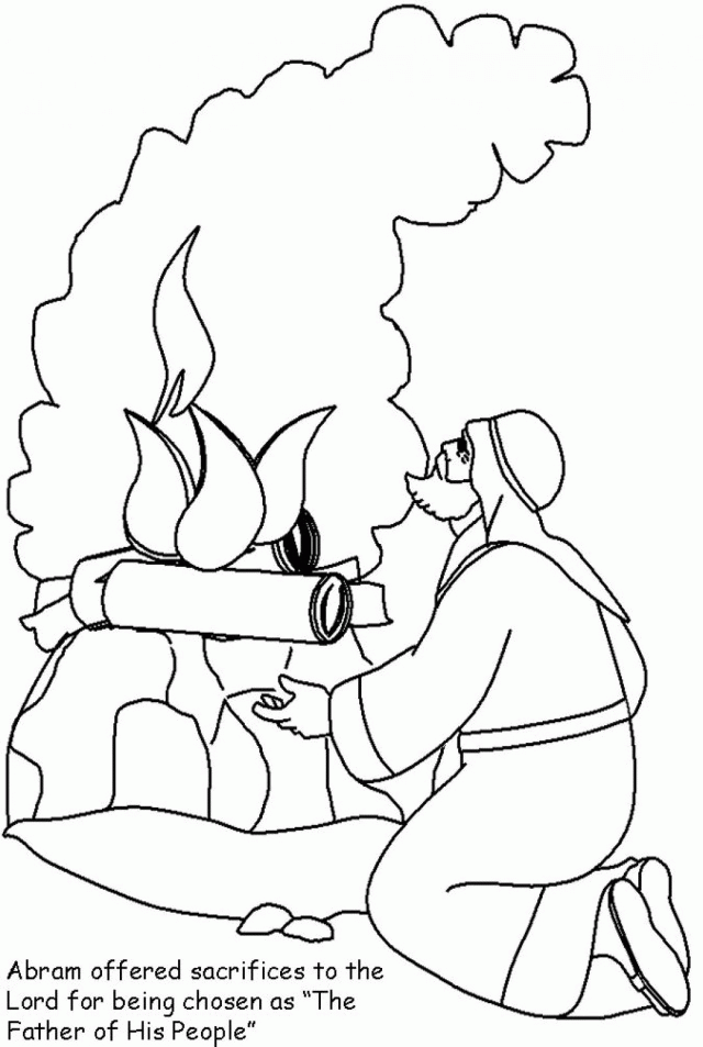 Abraham Printable Coloring Page Extra Coloring