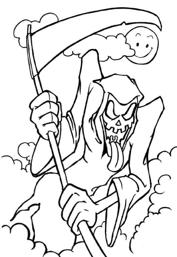 Scary Colouring Pages