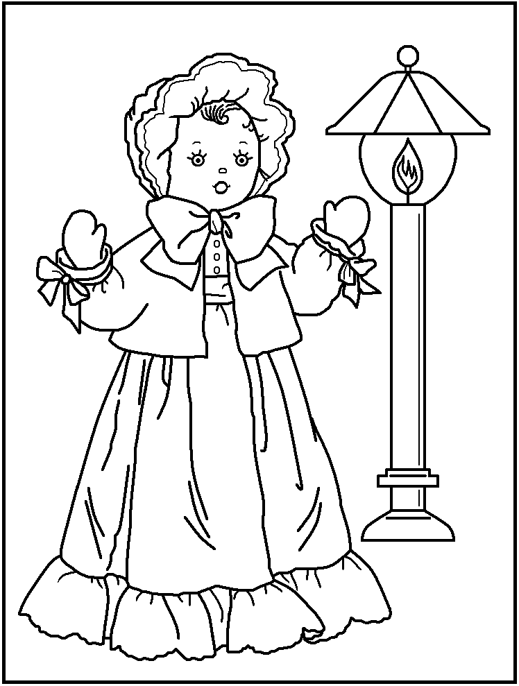 American Girls Doll Coloring Pages