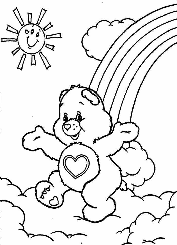 Free Printable Care Bear Coloring Pages Download Free Printable Care