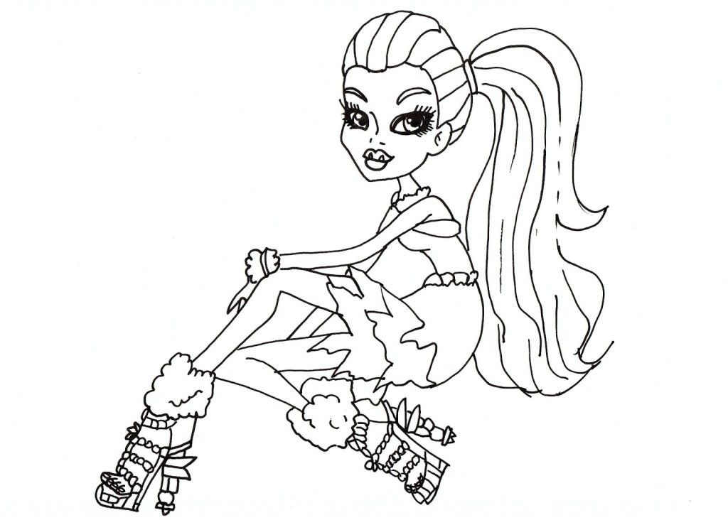 Coloring Pages Monster High 