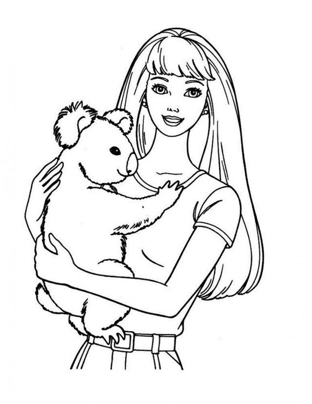 Featured image of post Barbie Colouring Pictures Online Free printable coloring pages barbie princess coloring pages
