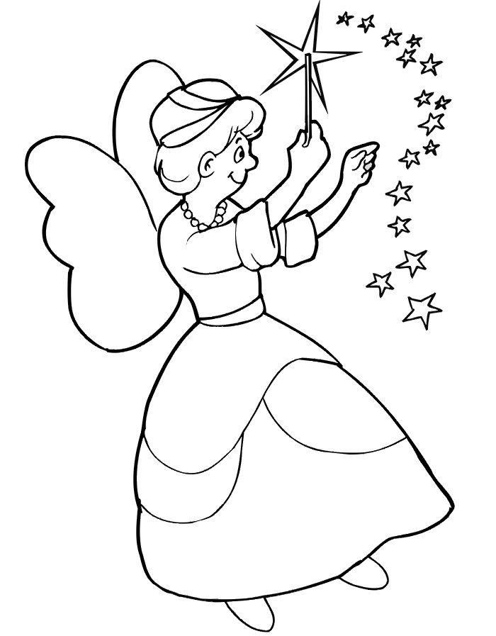 Fairy Coloring Pages and Book | Unique Coloring Pages