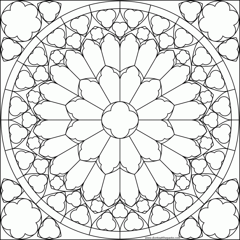 Coloring Pages Of Crosses And Roses Images  Pictures 