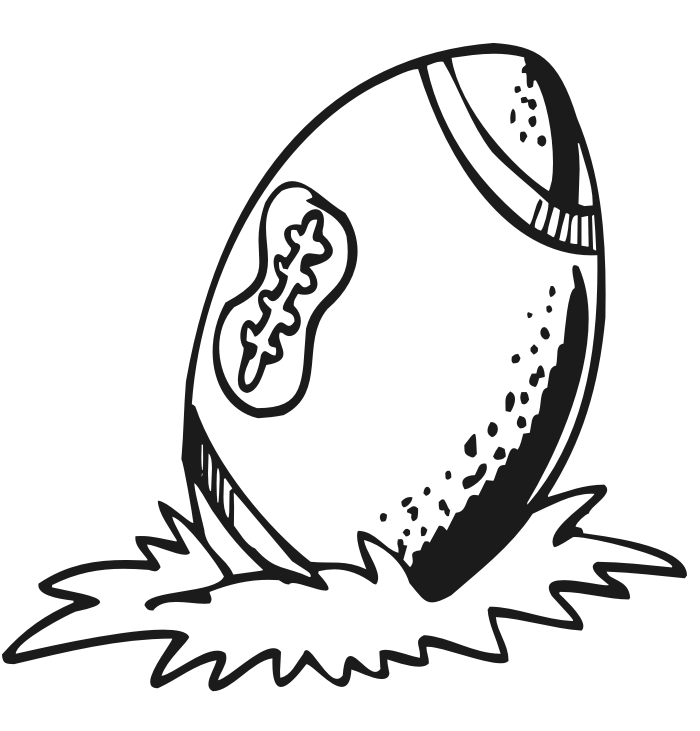 New football coloring pages