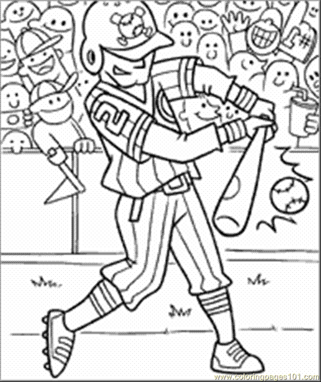 Coloring Pages Bbcpage2 (Sports  Baseball) | free printable