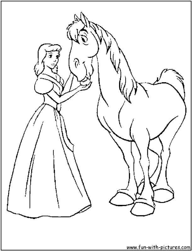 disney cinderella free coloring pages