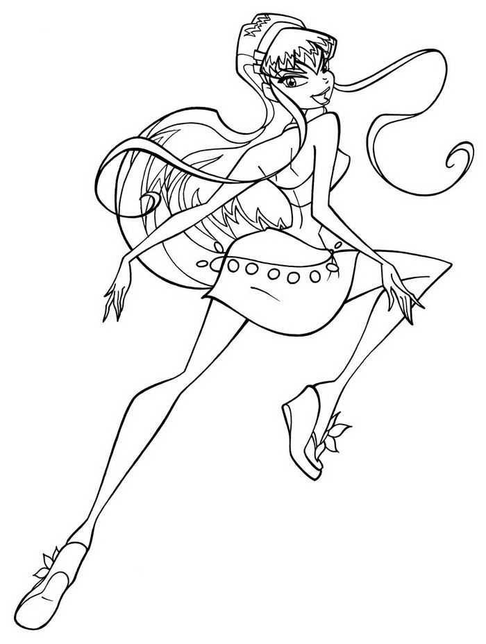 Free Coloring Pages Winx Club, Download Free Coloring Pages Winx Club