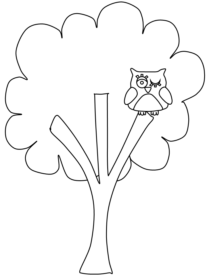 Printable Tree17 Trees Coloring Pages