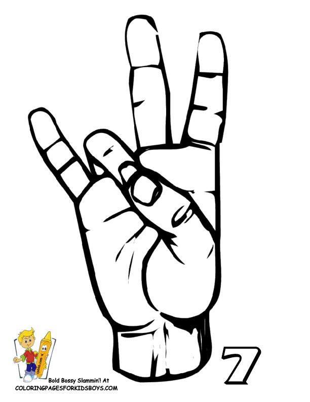 Sign Language Letters Large Clip Art Library