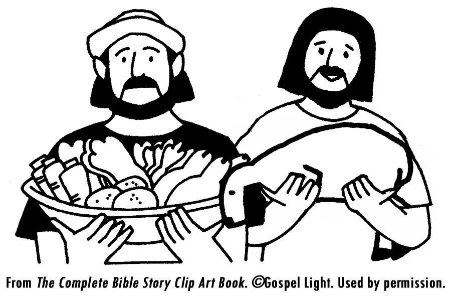 cain and abel clipart coloring - Clip Art Library