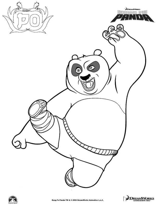 Kung Fu Panda Coloring Pages - Clip Art Library