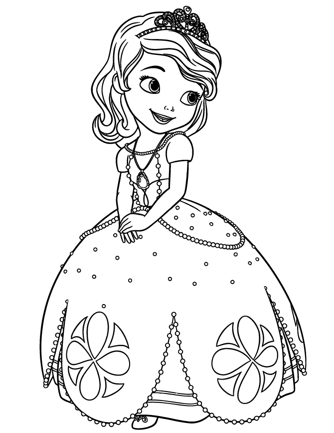 Princess Sofia Coloring Pages  Coloring picture animal