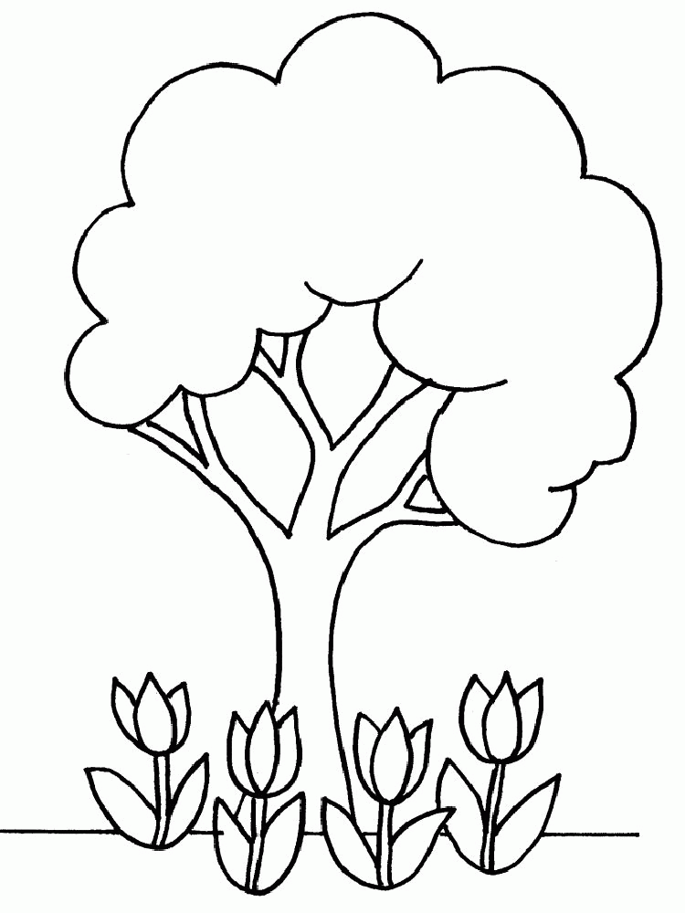 Arbor Day Tree Coloring Pages