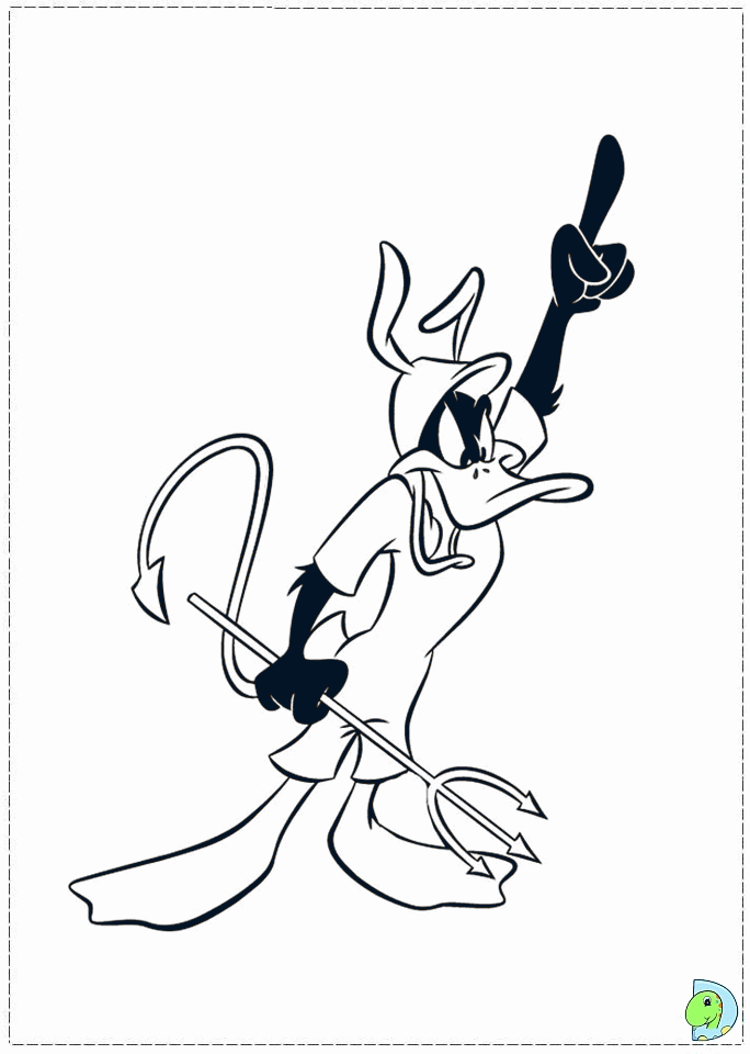 daffyduck Colouring Pages