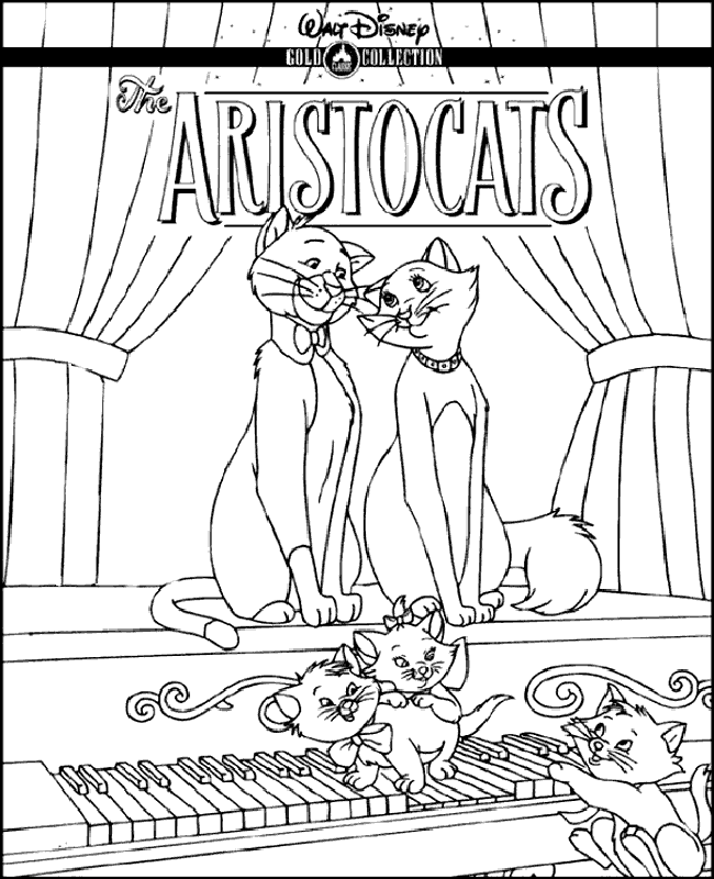 The AristoCats Coloring Page | Free Printable Coloring Pages