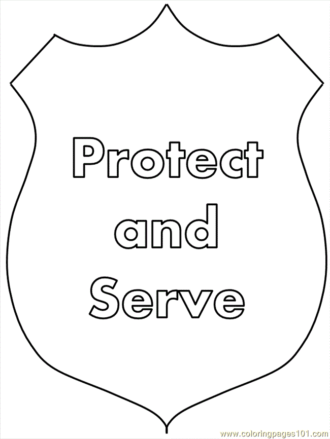 Police Coloring Pages Free Printable Download
