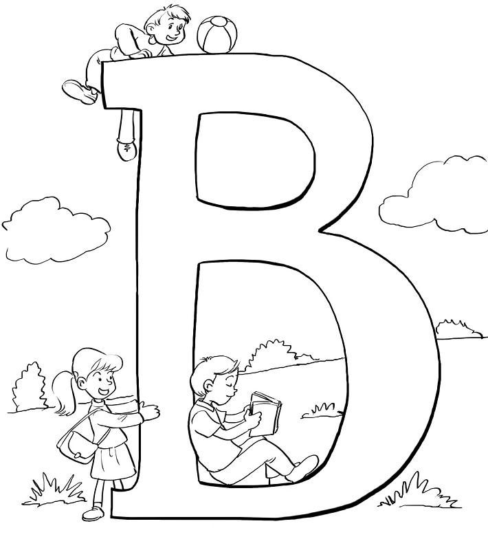 Activity : Letter D For Object Coloring Pages, Letter E Coloring