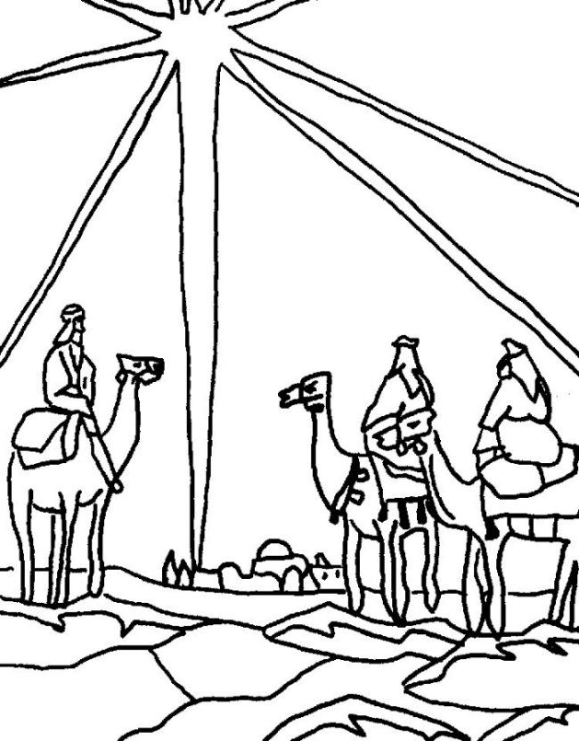 wise men Colouring Pages