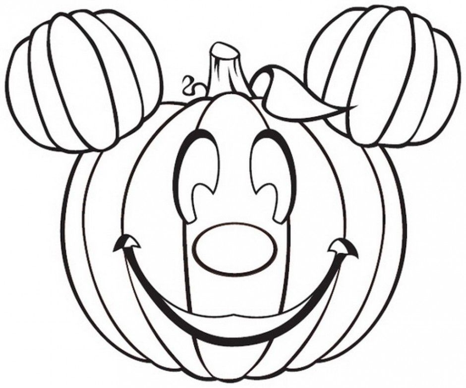 Disney Halloween Coloring Pages Winnie Piglet And Mickey Mouse