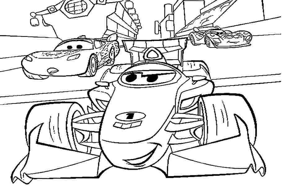 cars movie printable coloring pages | Printable Coloring Sheet