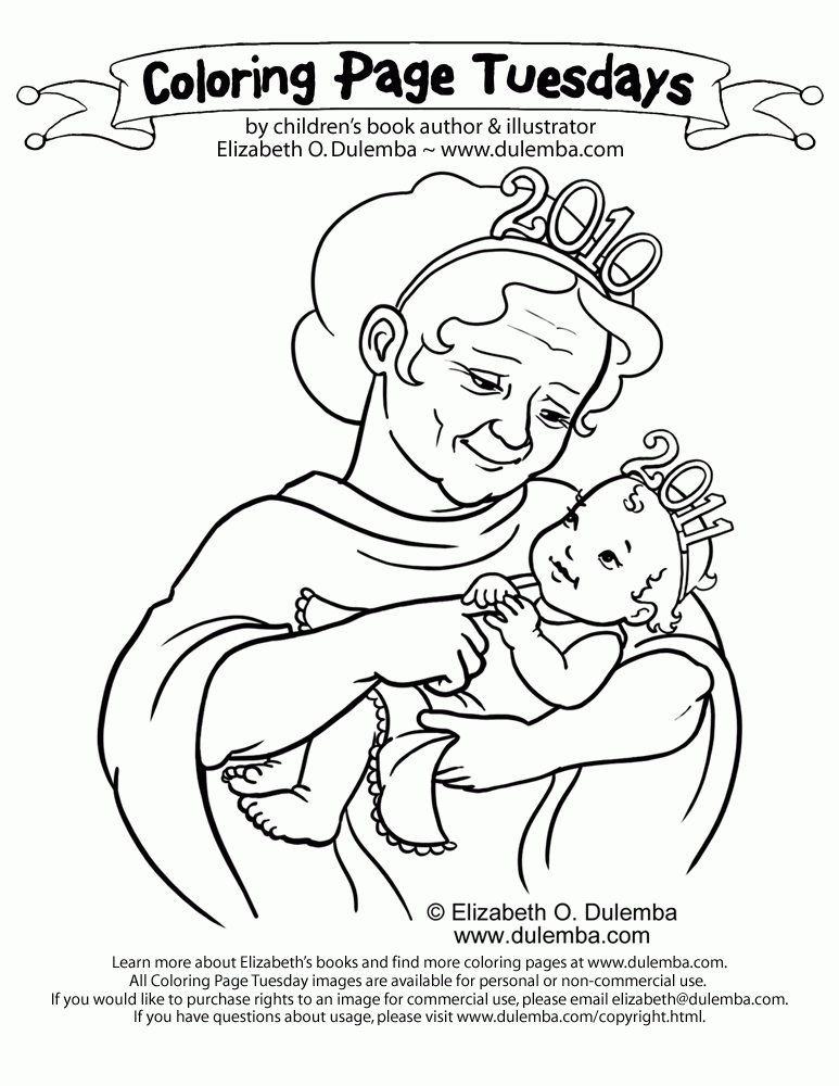  Coloring Page Tuesday - Welcome