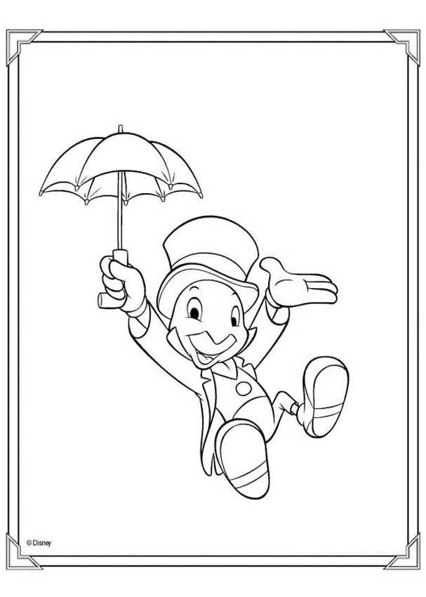jiminy-cricket | Coloring pages: Disney