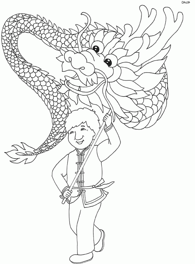 Free Chinese New Year Dragon Coloring Pages, Download Free Chinese New