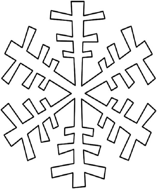 Pictures Of Snowflake Coloring Page - Snowflake Coloring Pages