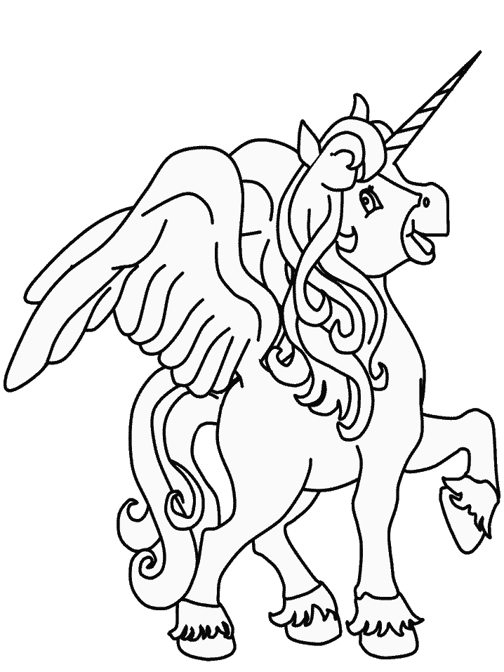Christmas Unicorn Coloring Pages Clip Art Library