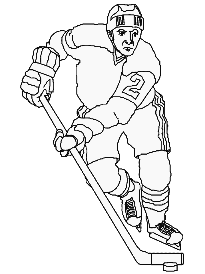 Ice Hockey Coloring Pages