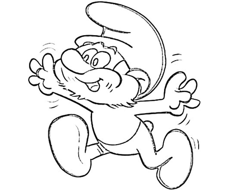 smurf coloring pages from the movie