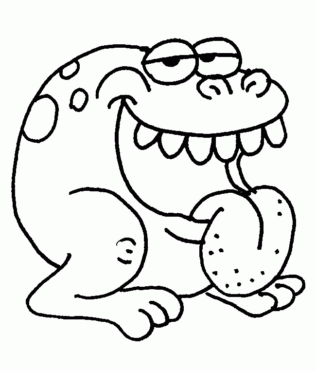Silly Monsters Coloring Pages