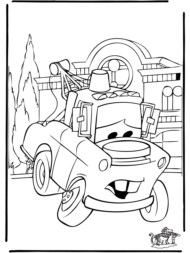 Coloring Pages/cars 2