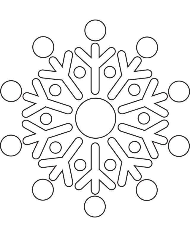 Coloring Pages Of Snowflakes | Free Printable Coloring Pages