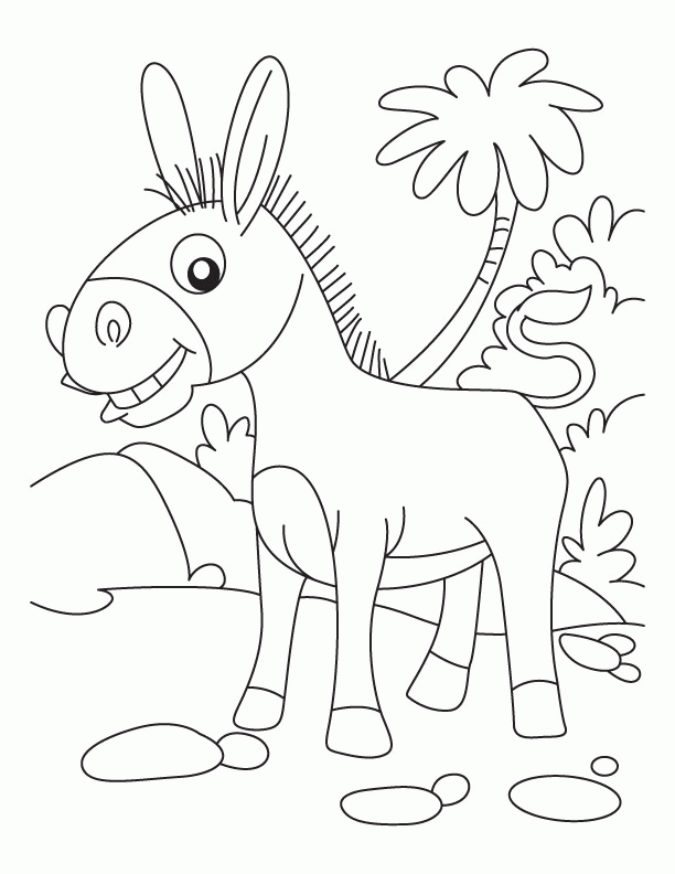 Me! The smartest donkey coloring pages | Download Free Me!