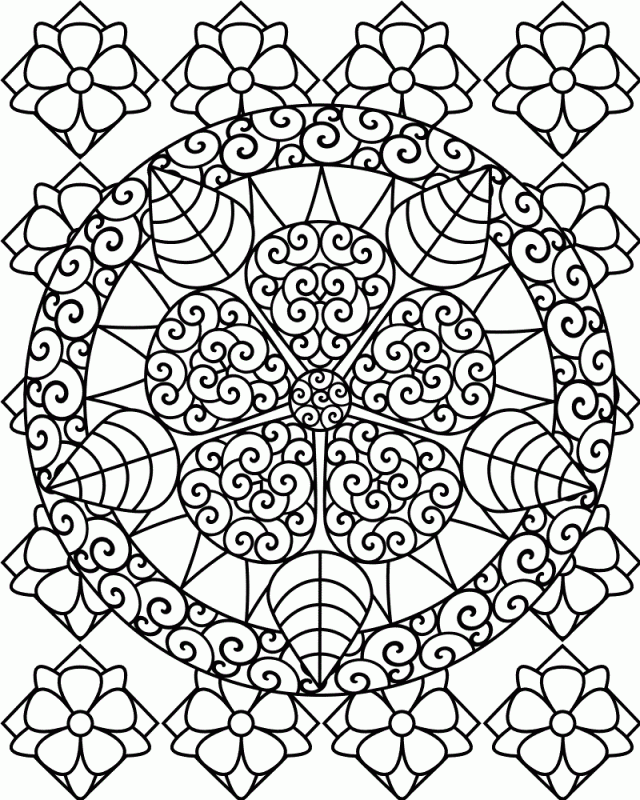 Hard Printable Coloring Pages Printable Hard Coloring Page