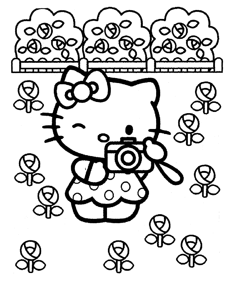 Free Hello Kitty Ballerina Coloring Pages, Download Free Hello Kitty