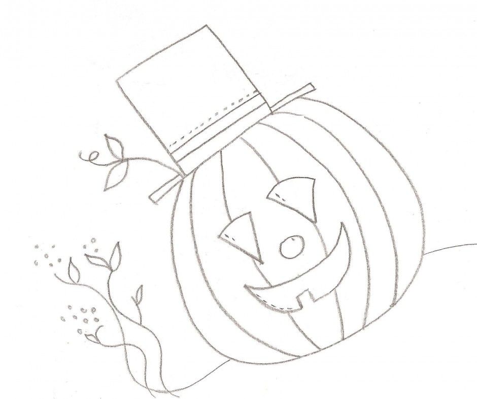 Pumpkin Template Colouring Page Blank Pumpkin Coloring Pages