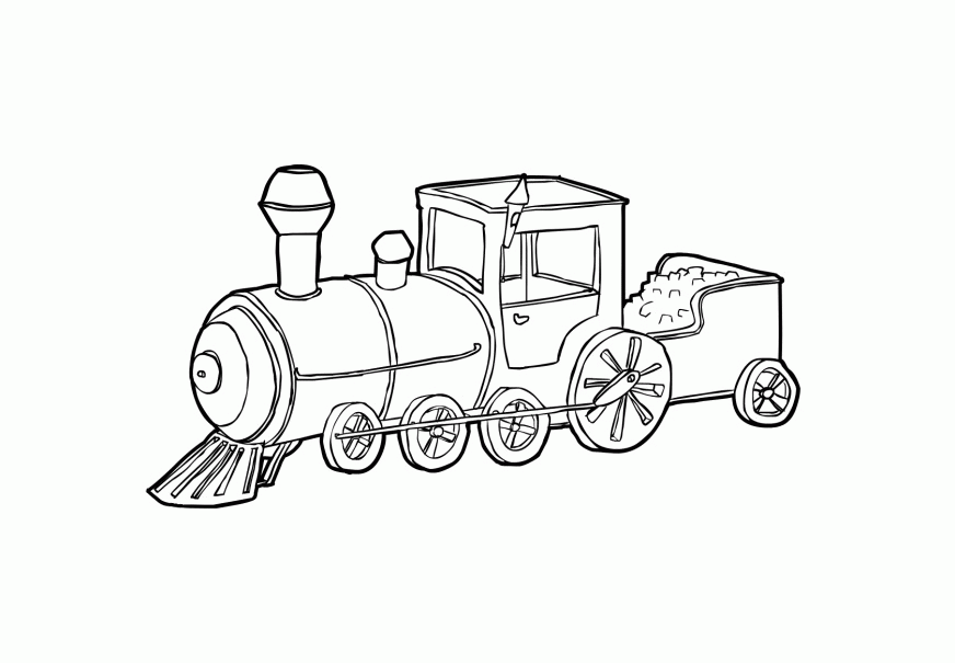 Train Engine Coloring Pages Images  Pictures 