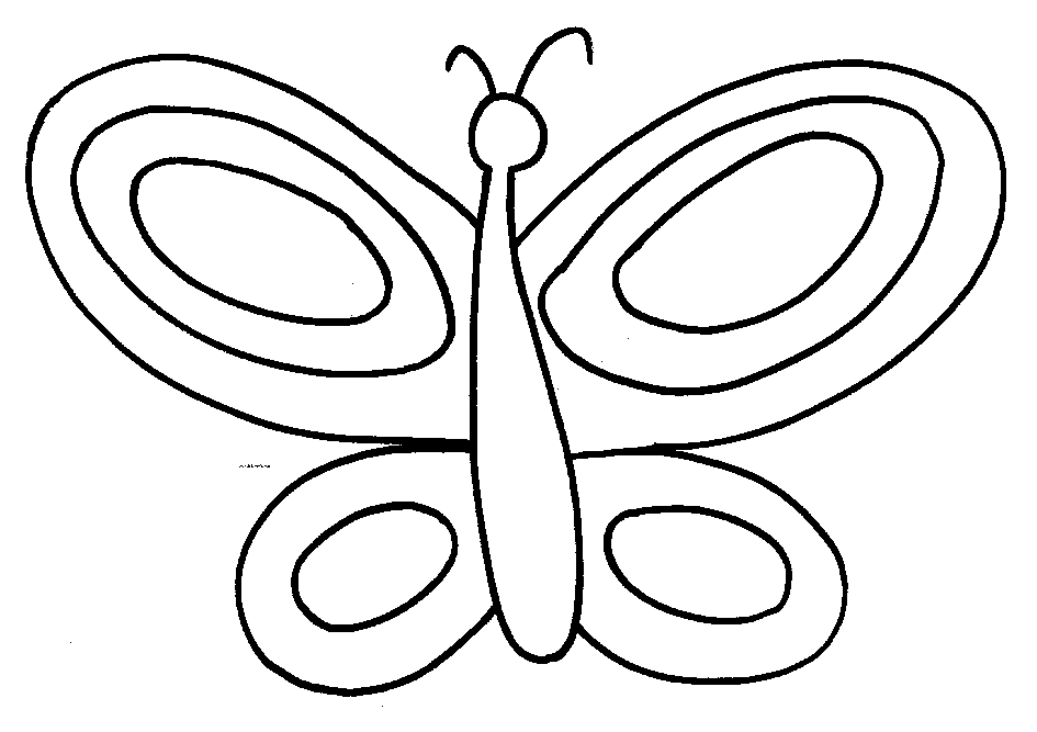 Butterflies To Color For Kids | Free coloring pages