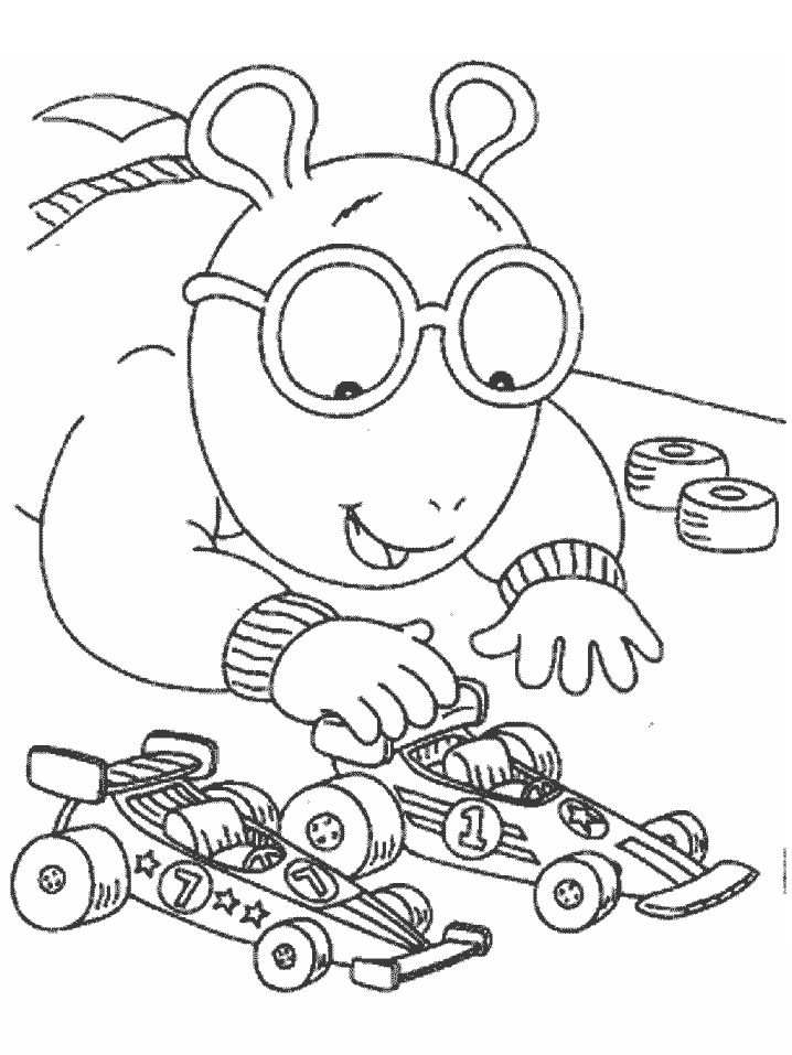Printable Arthur 23 Cartoons Coloring Pages