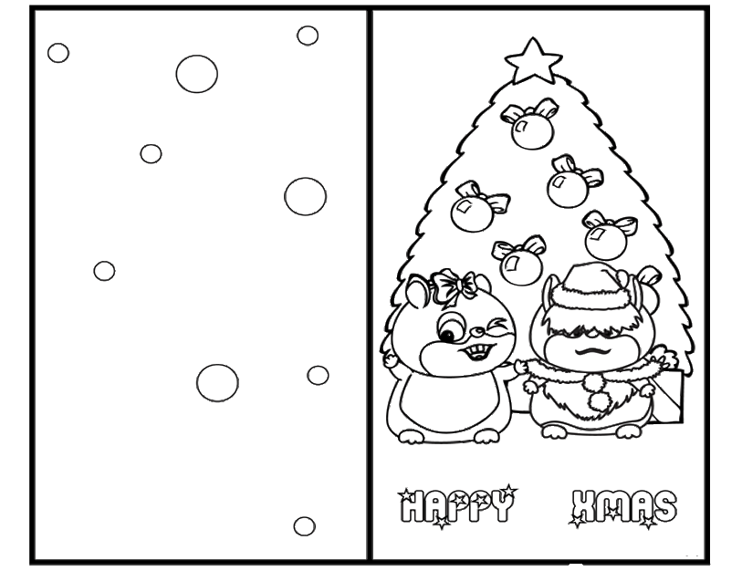 christmas-card-template-coloring-clip-art-library