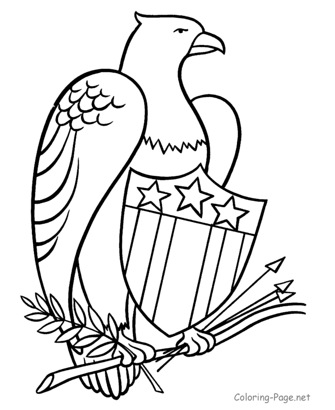 th of july coloring pages patriotic flag