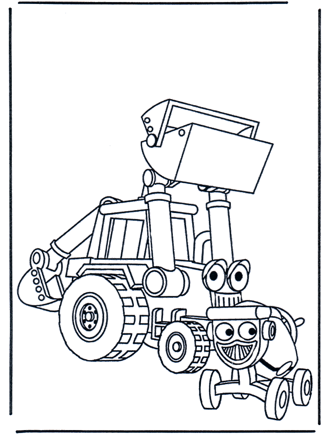 Glamorous Bob The Builder Coloring Pages | Fun Coloring Ideas