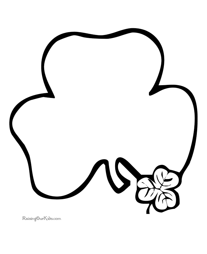 Shamrock Template Printable Free from clipart-library.com