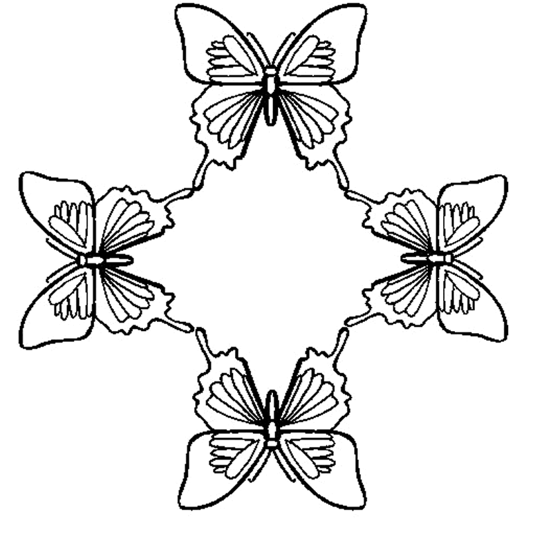 Butterfly Coloring Pages 