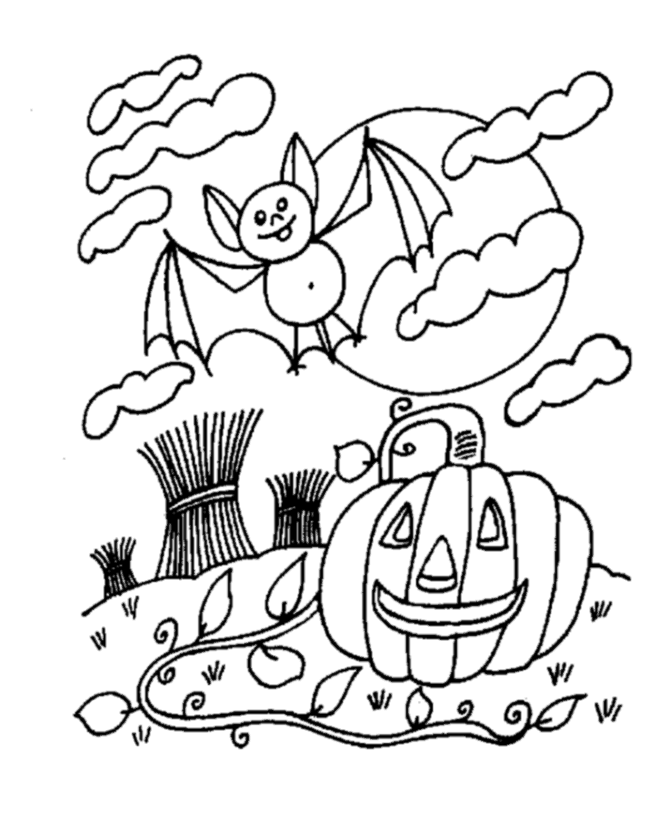 gory halloween coloring pages