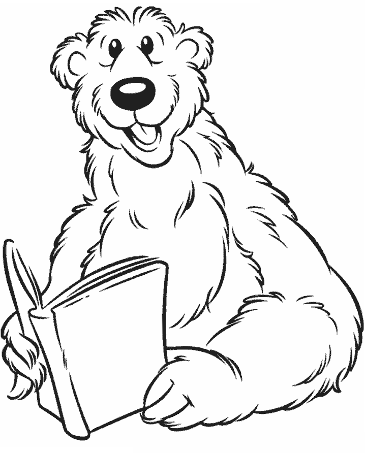 bule the baer Colouring Pages
