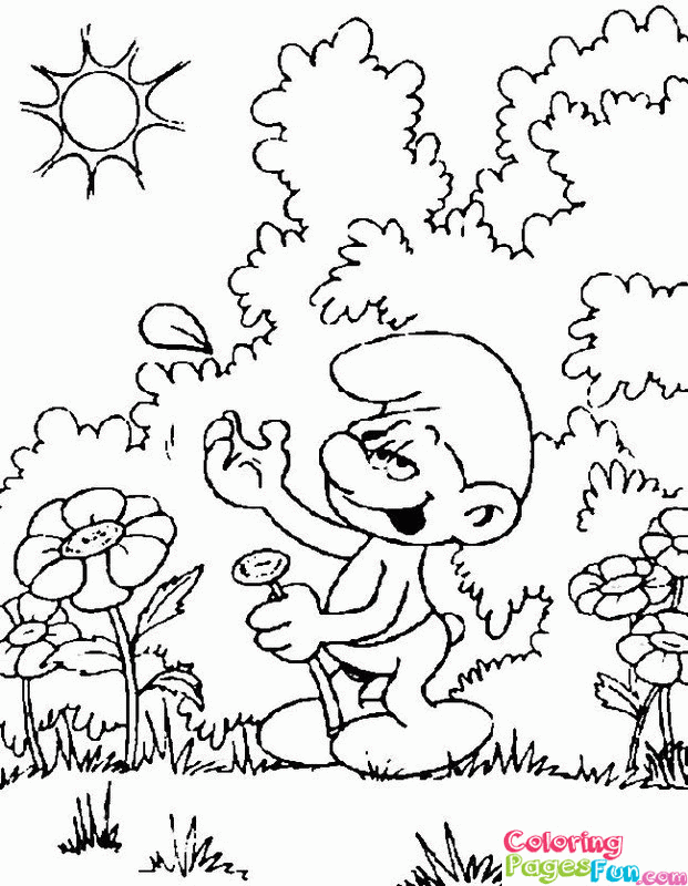 The Smurfs Coloring Page | Free Printable Coloring Pages